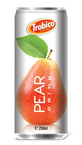pear juice 250 ml tin can